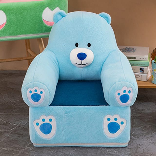 BEAR CARTOON SOFA BLUE