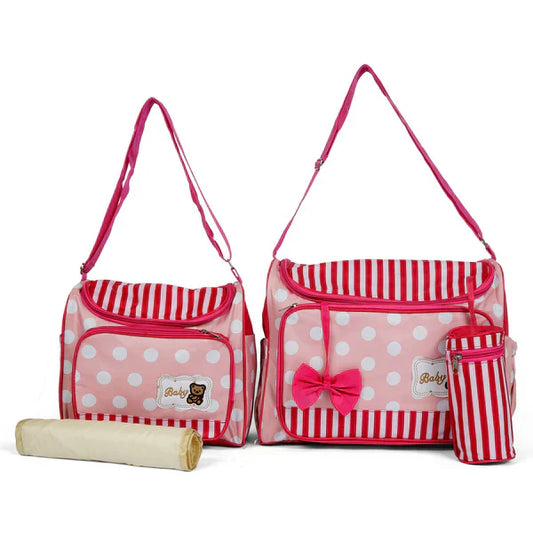 Pack of 4 Baby Diaper Bag Pink