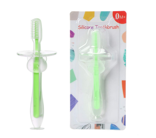 Soft and Safe Silicone Teething Toothbrush