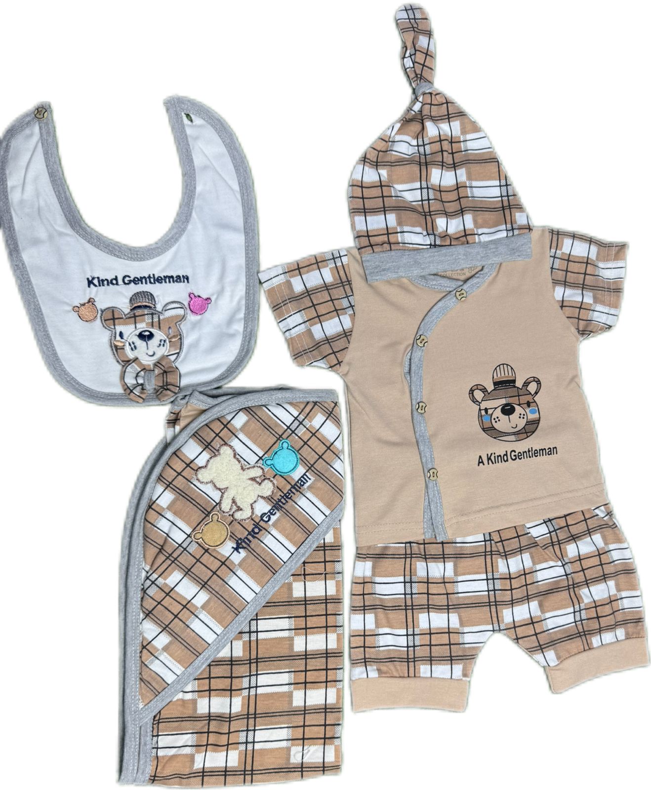 5-Piece Newborn Starter Baby Clothing Set