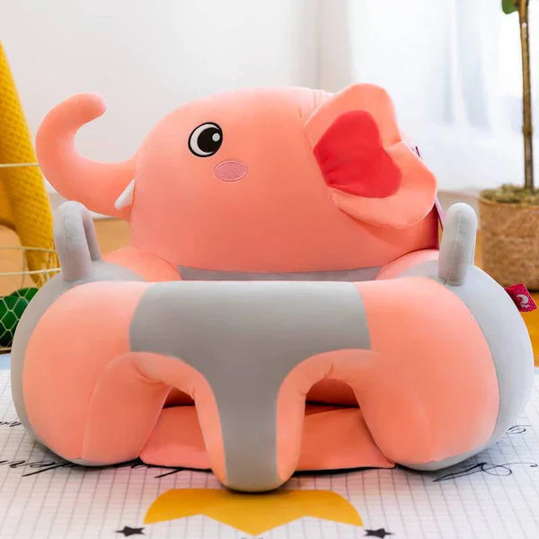 ELEPHANT HANDLES SUPPORT PLUSH FLOOR SEAT