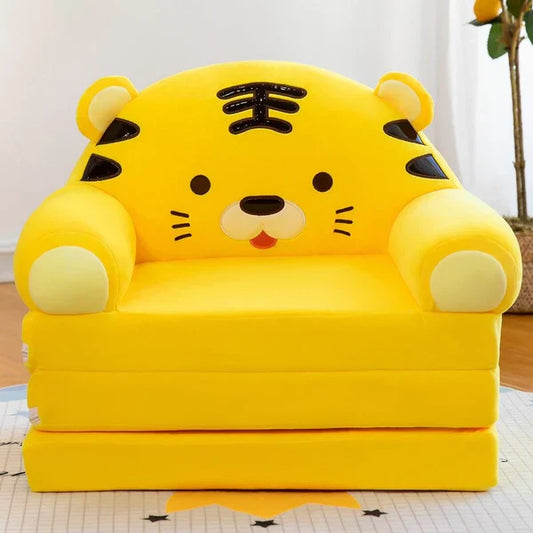 3X LAYERS PLUSH SOFA CUMBED -CUTE TIGER