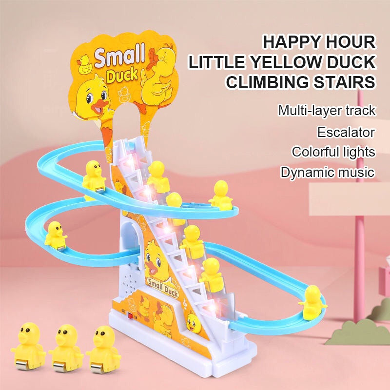 DUCK SLIDES & CLIMBS TOY TRACK SET