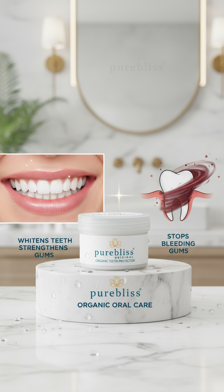 Purebliss Dental Care Organic Tooth Powder By Purebliss-50g