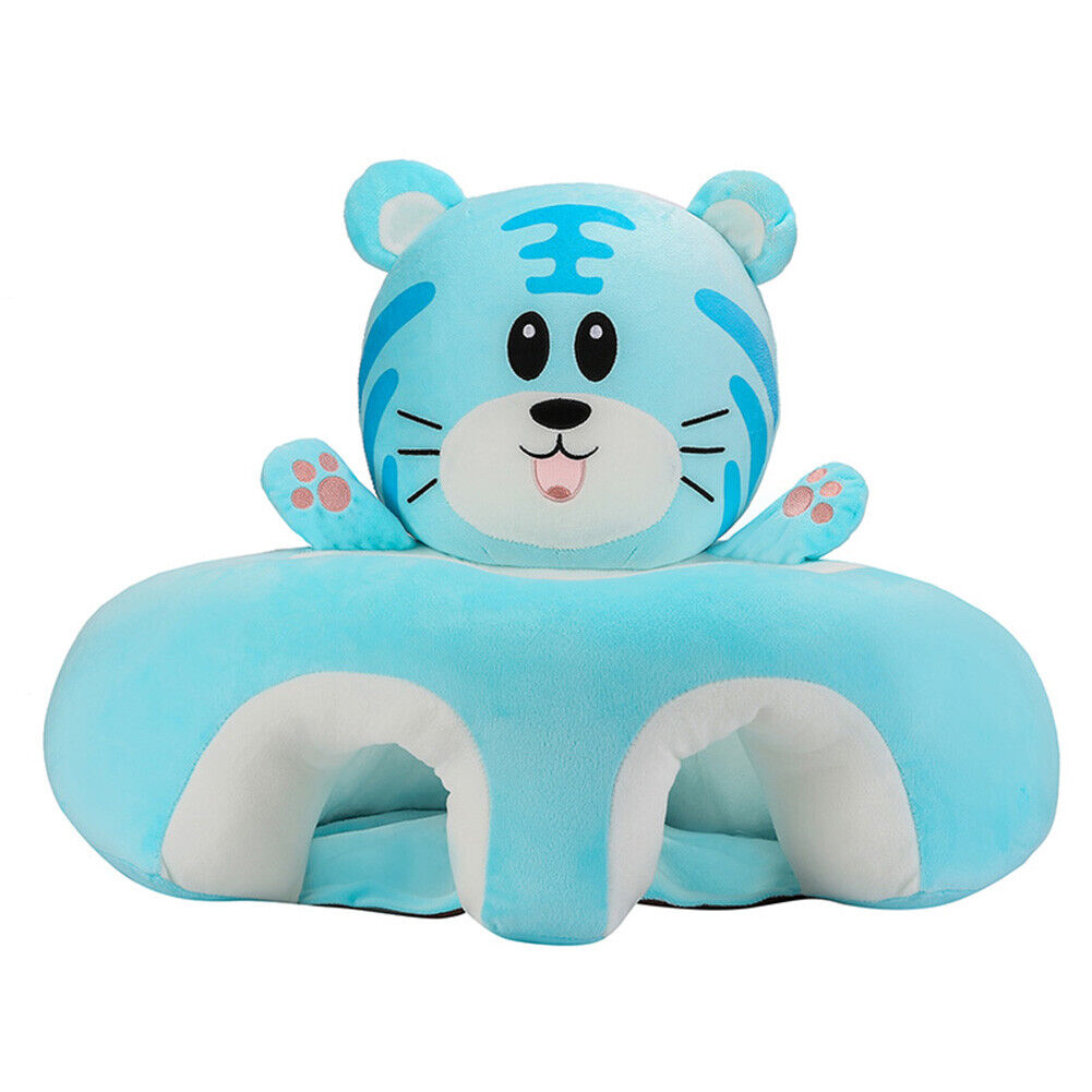 CARTOON BABY FLOOR SEAT FOR TODDLERS (BLUE TIGER )