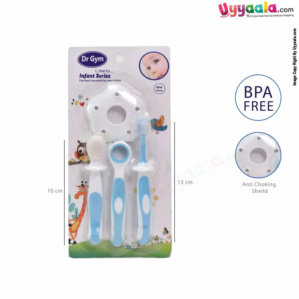 DR gym Baby Toothbrush Set Infant