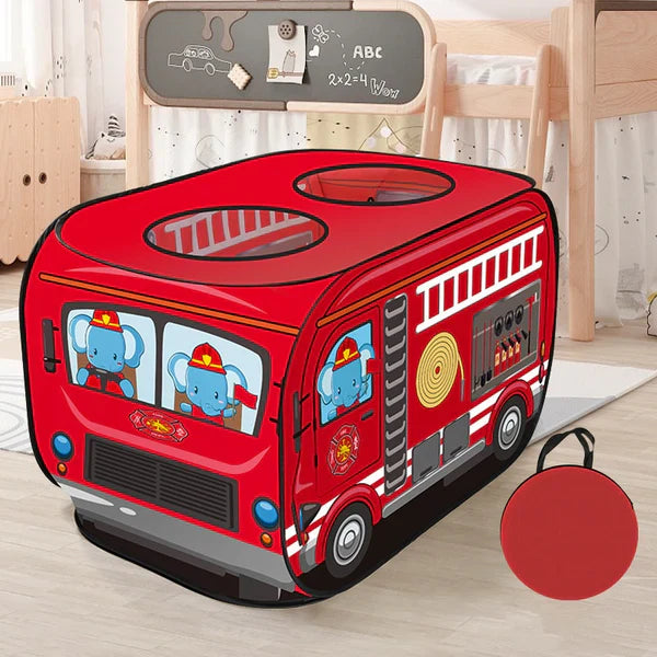 Kids Bus Tent House + Free 50 Balls