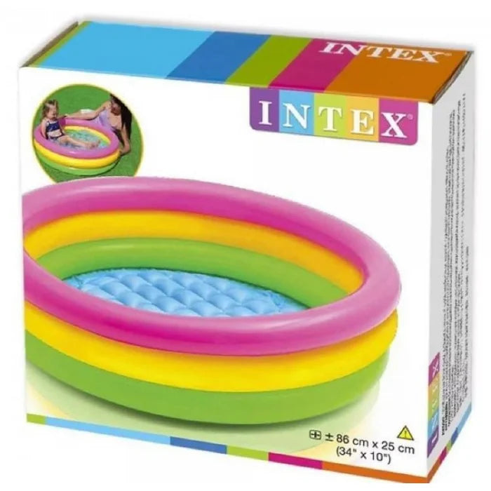 Intex 58924 Sunset Glow Baby Pool For Kids - Size 34" X 10"